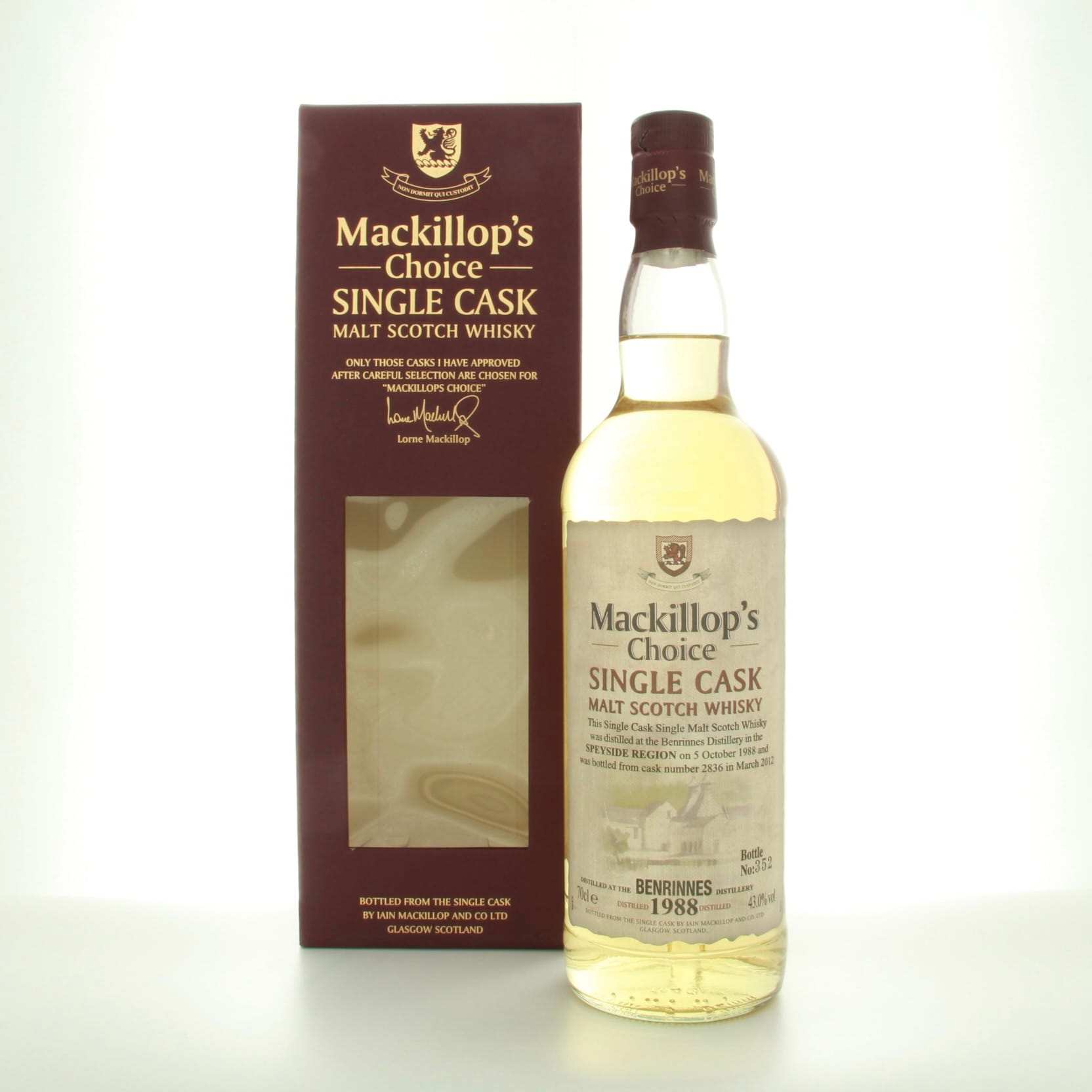 Benrinnes 1988 Mackillop’s Choice 70cl 43% Scotland Speyside Whisky 