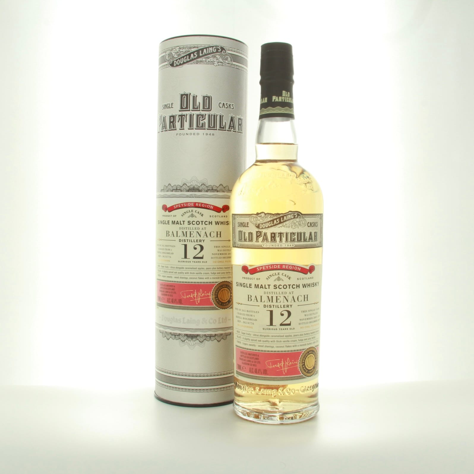 Balmenach 12 Year Old (2007) Old Particular 70cl 48.4% Scotland Speyside Whisky