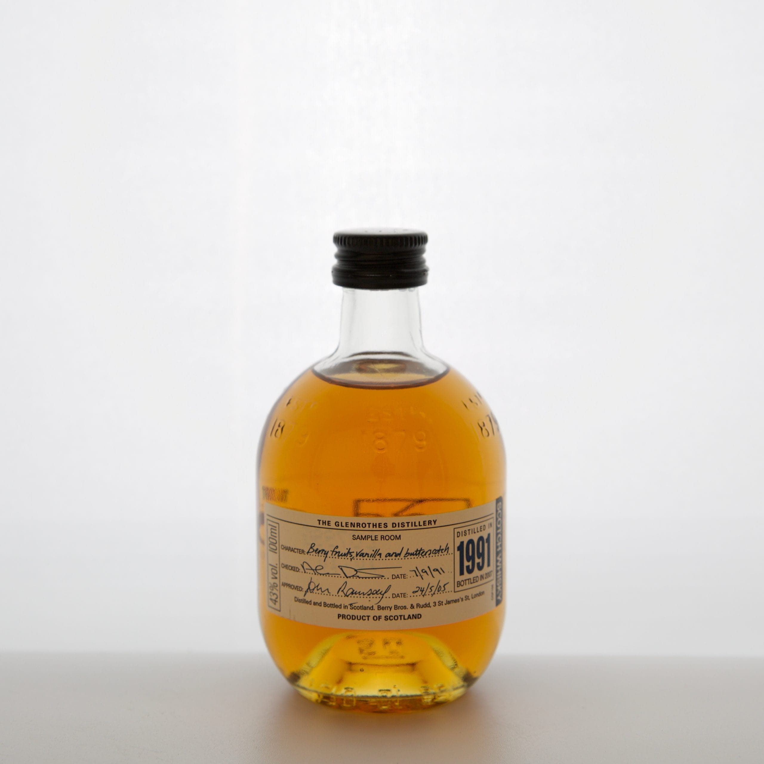 Glenrothes 13 Year Old 1991 10cl 51.6% Scotland Speyside Whisky 