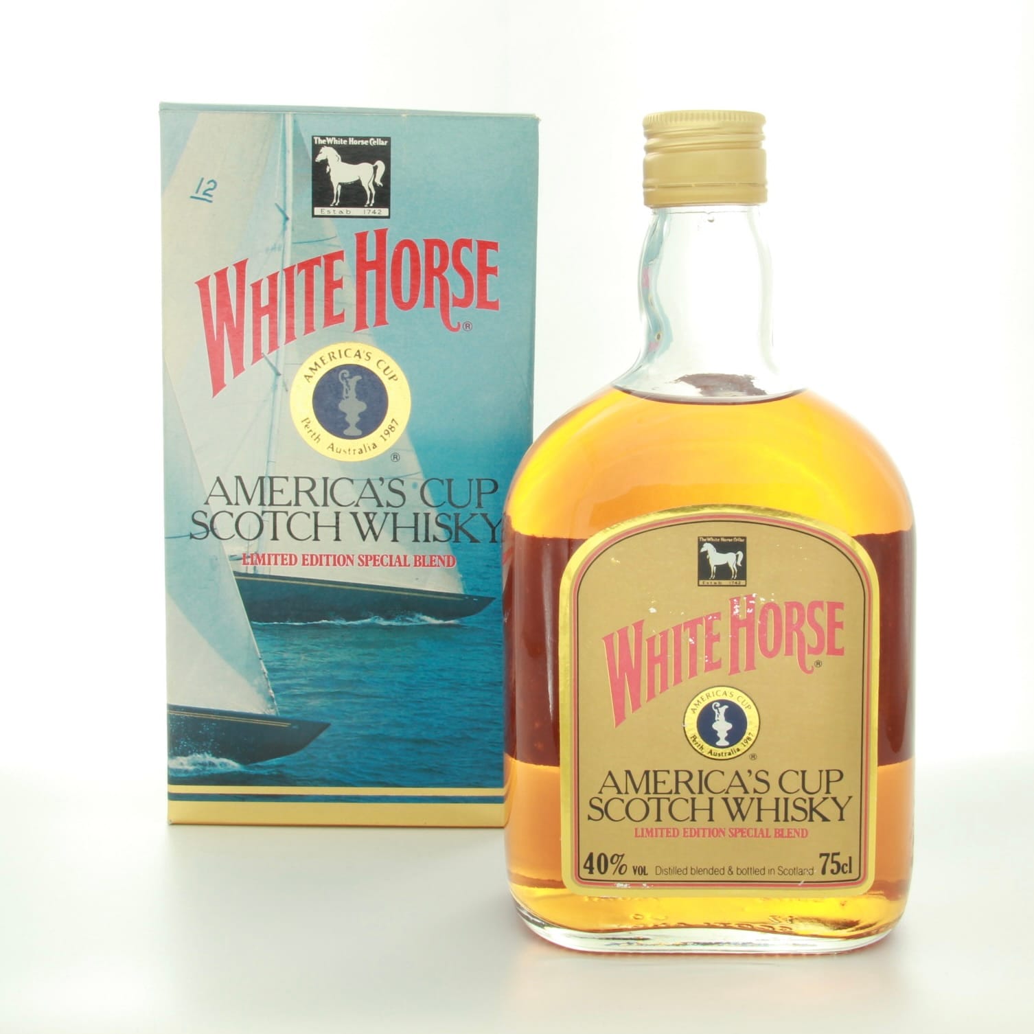 White Horse America’s cup 1987 75cl 40% Scotland Whisky