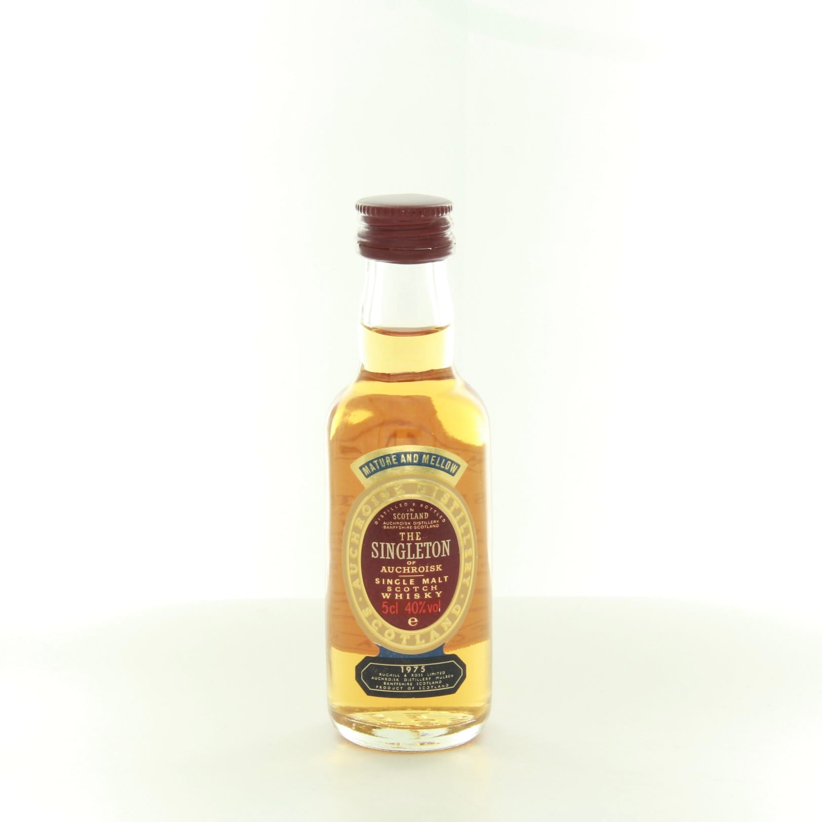 The Singleton Of Auchroisk 1975 Miniature 5cl 40% Scotland Speyside Whisky 