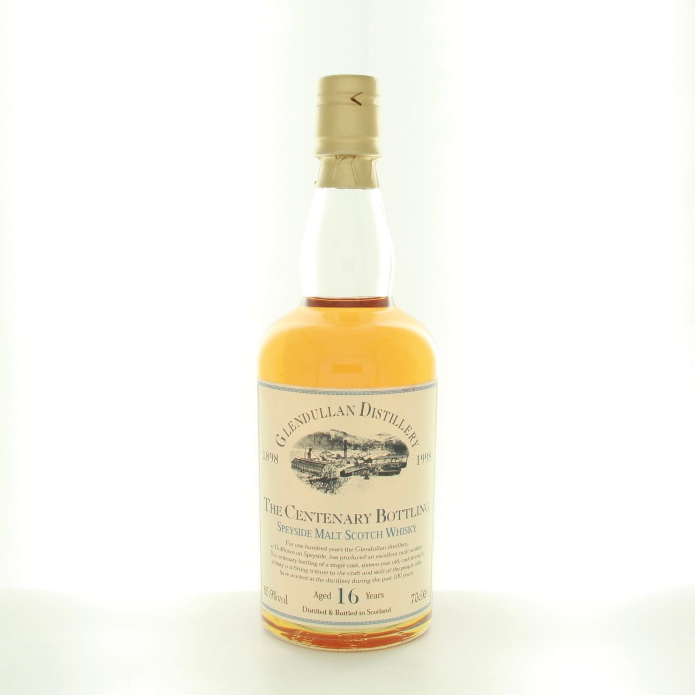 Glendullan 16 Years Old Centenary Bottling 70cl 65.9% Scotland Speyside Whisky