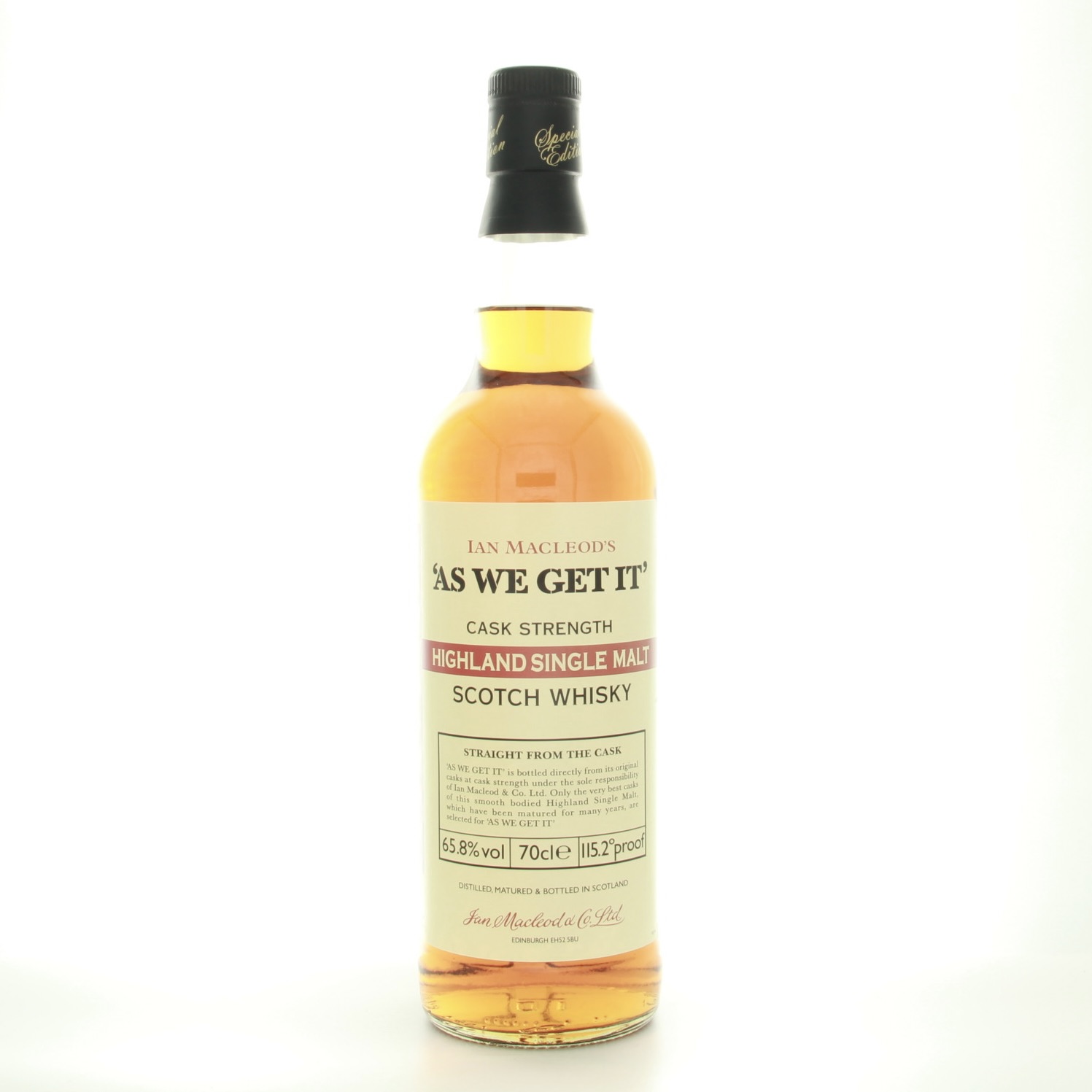 ‘As We Get It ‘ Highland Single Malt