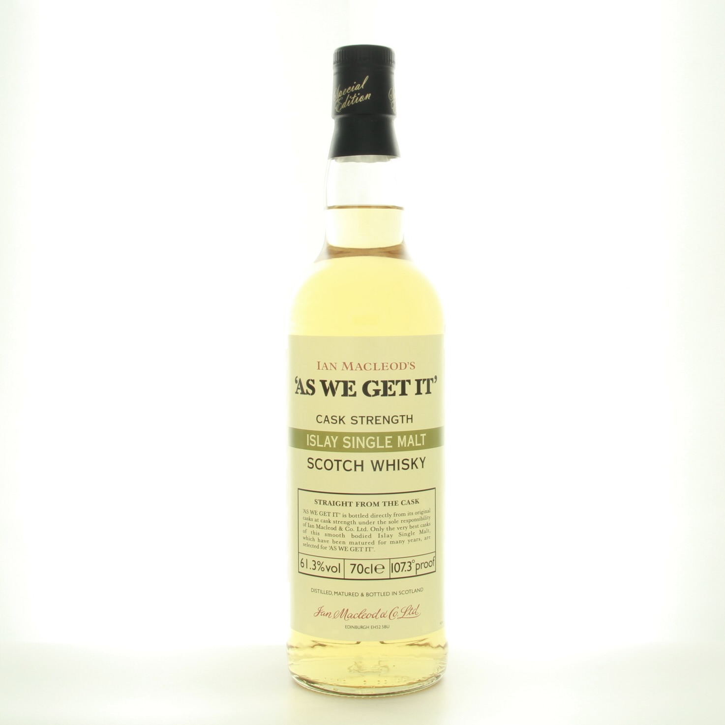 ‘As We Get It ‘ Islay Single Malt