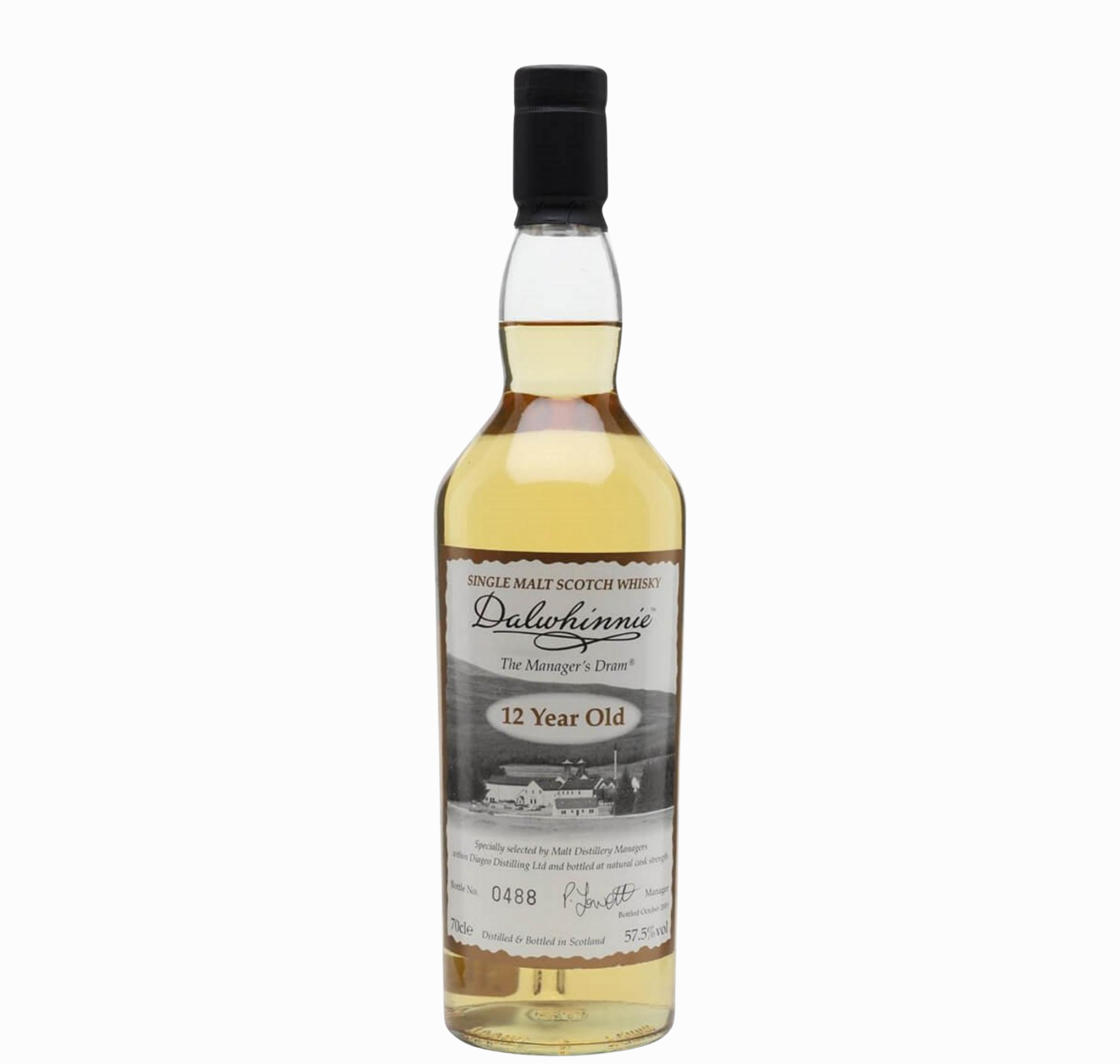 Dalwhinnie 12 Year Old (Manager’s Dram) 70cl 57.5% Highlands Scotland Whisky 
