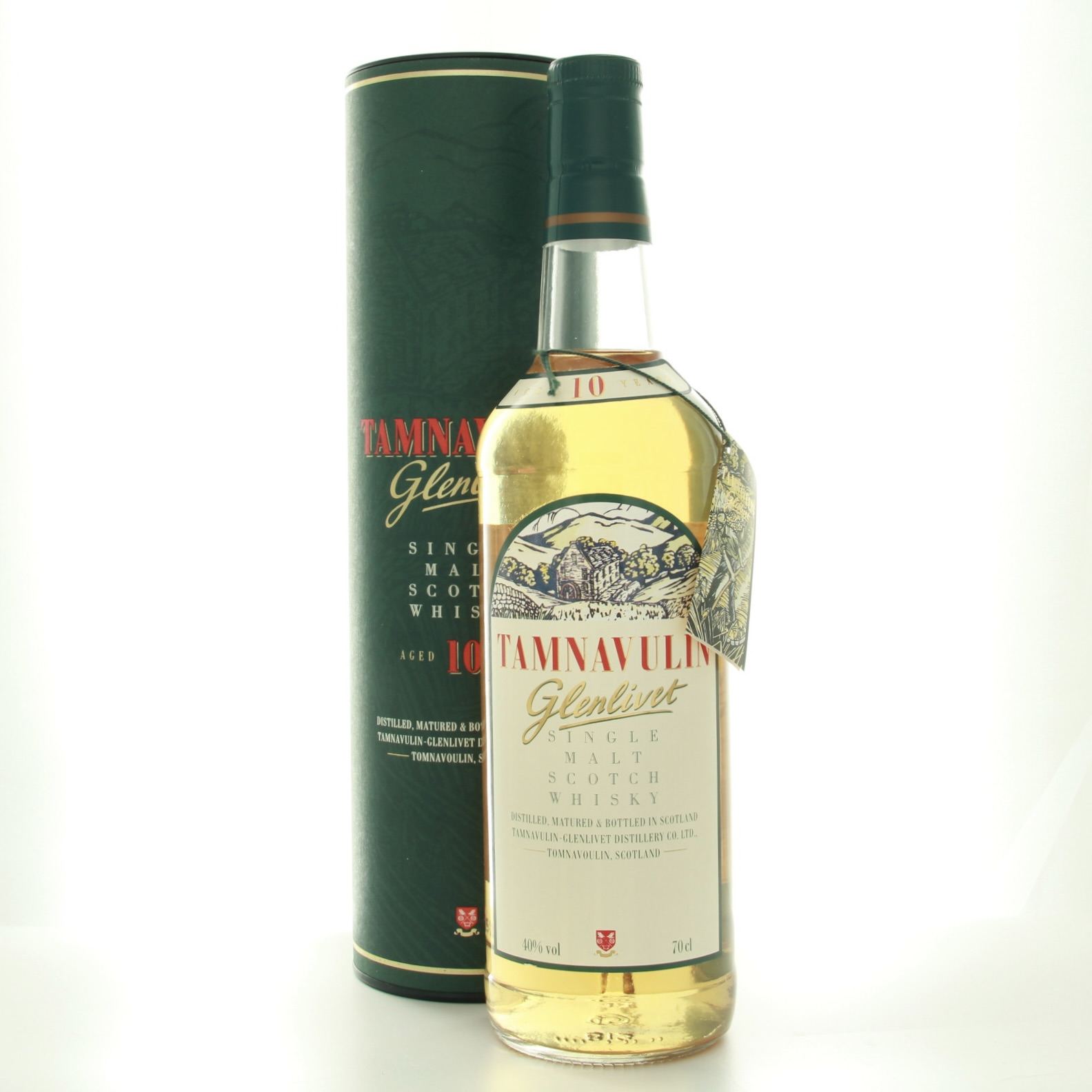 Tamnavulin Glenlivet 10 Years Old (1990s Edition) 70cl 40% Scotland Speyside Whisky