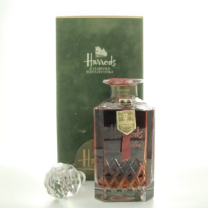 Whyte & Mackay Harrords 21 Year Old Crystal Decanter 1980s
