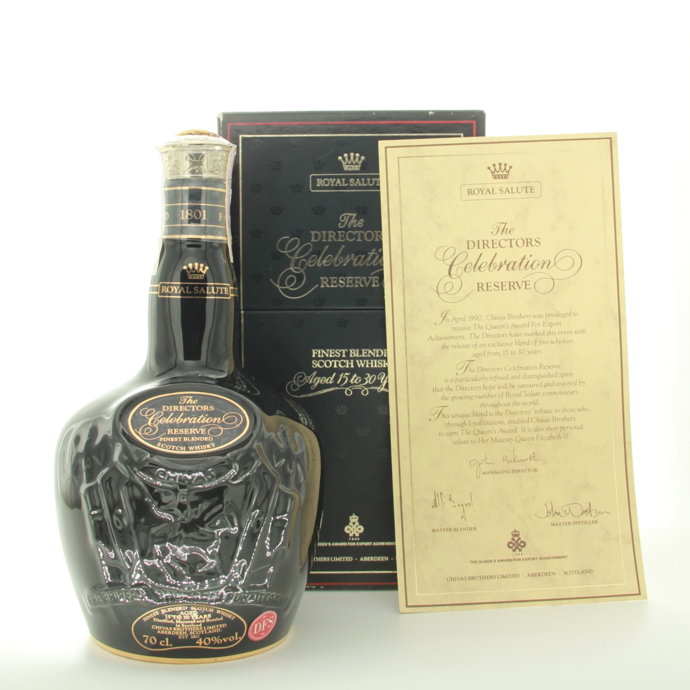 Chivas Brothers Royal Salute The Directors Celebration Reserve 1990 70cl 40% Whisky Scotland