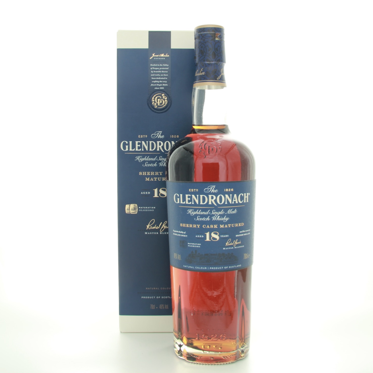 Glendronach 18 Year Old Sherry Cask Matured 70cl 46% Highlands Scotland Whisky 