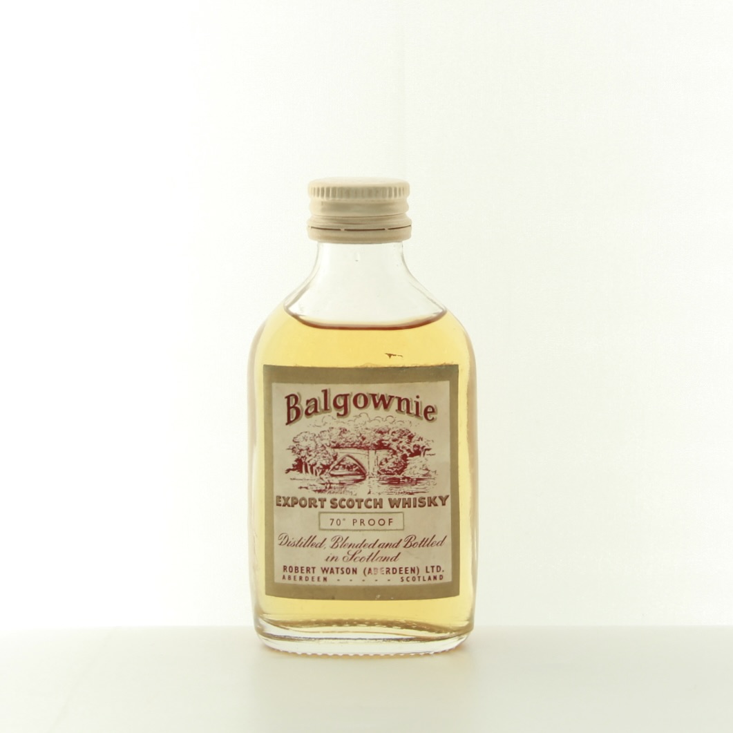Balgownie Export 70 Proof Miniature
