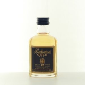 Ballantines Gold Seal 12 Years (1980s Edition) Miniature