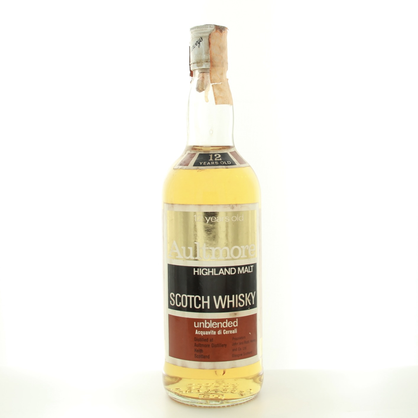 Aultmore 12 Years Old (1970s Edition) 75cl 40% Whisky Scotland Speyside