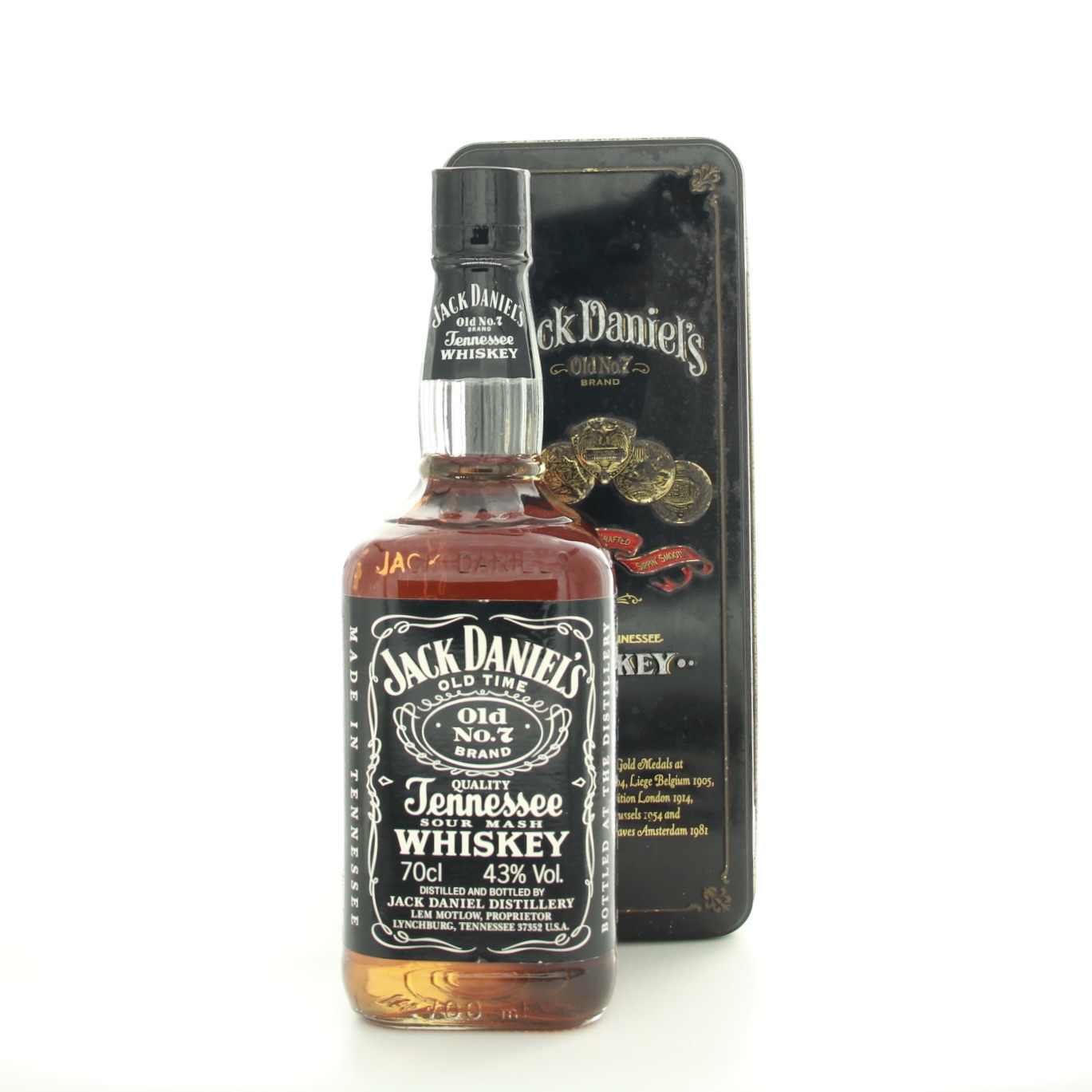 Jack Daniel’s Old No.7 Tennessee Sour Mash Whiskey (1980s Edition) 70cl 43% Whisky USA Tennessee