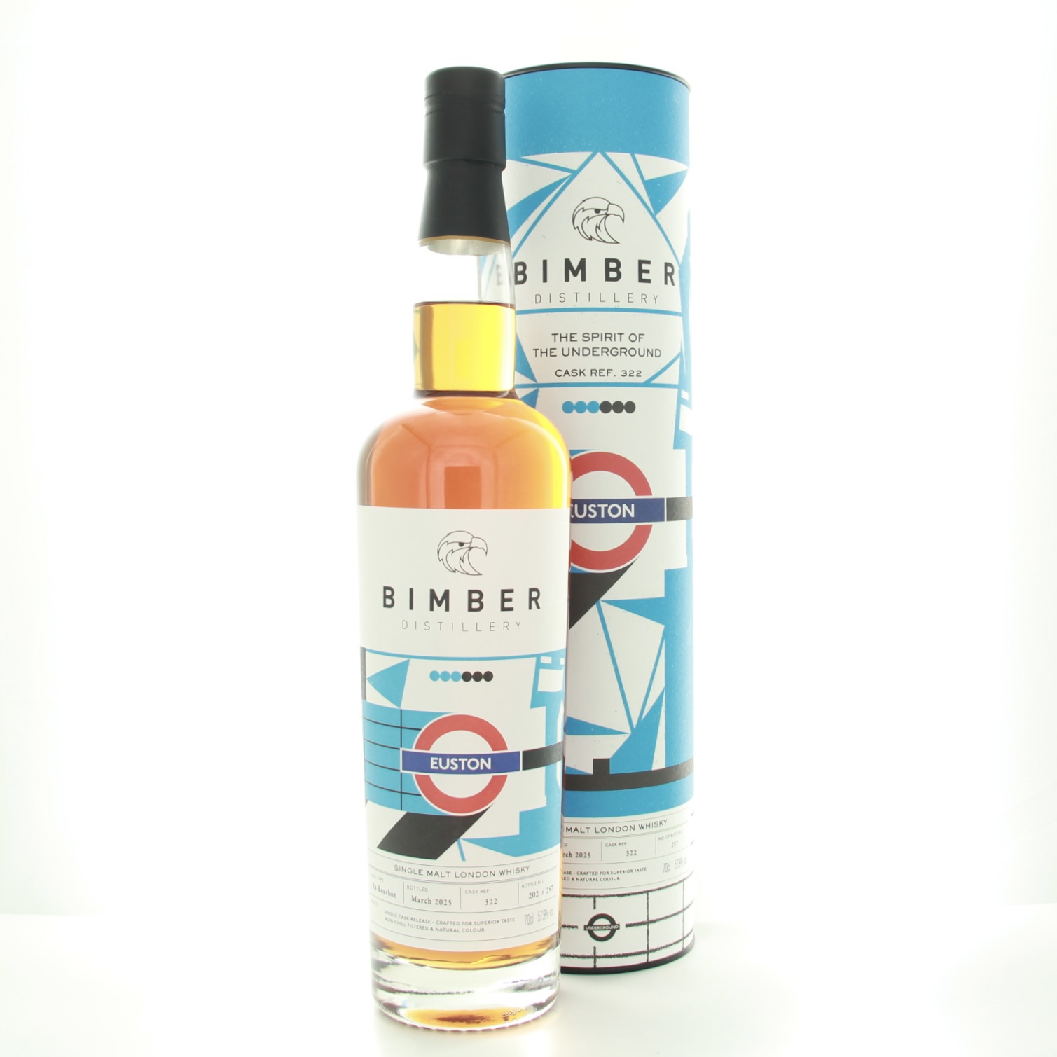 Bimber Spirit Of The Underground – Euston 70cl 57.9% England London Whisky 