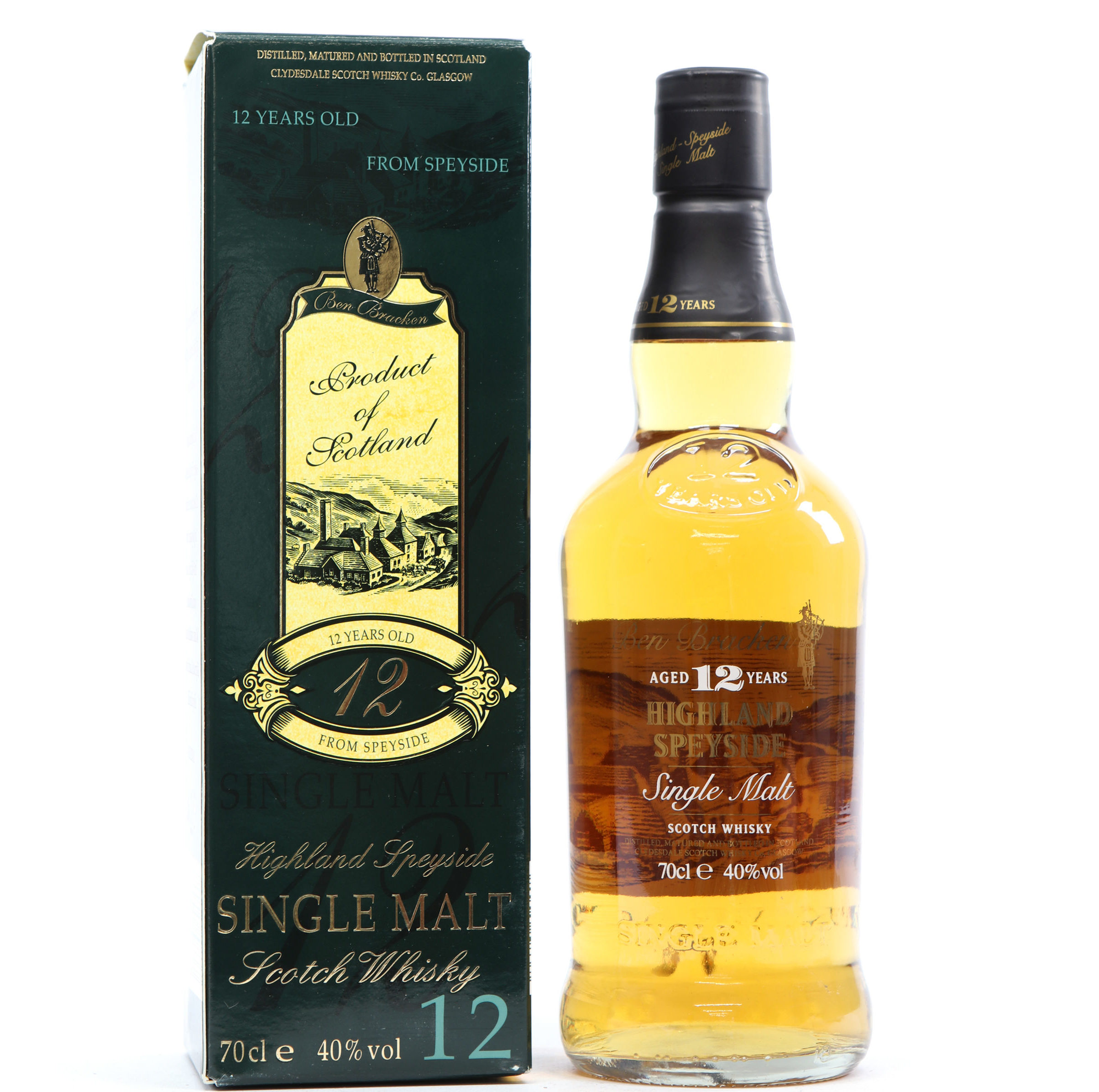 Ben Bracken 12 Year Old 70cl 40% Highland Scotland Speyside