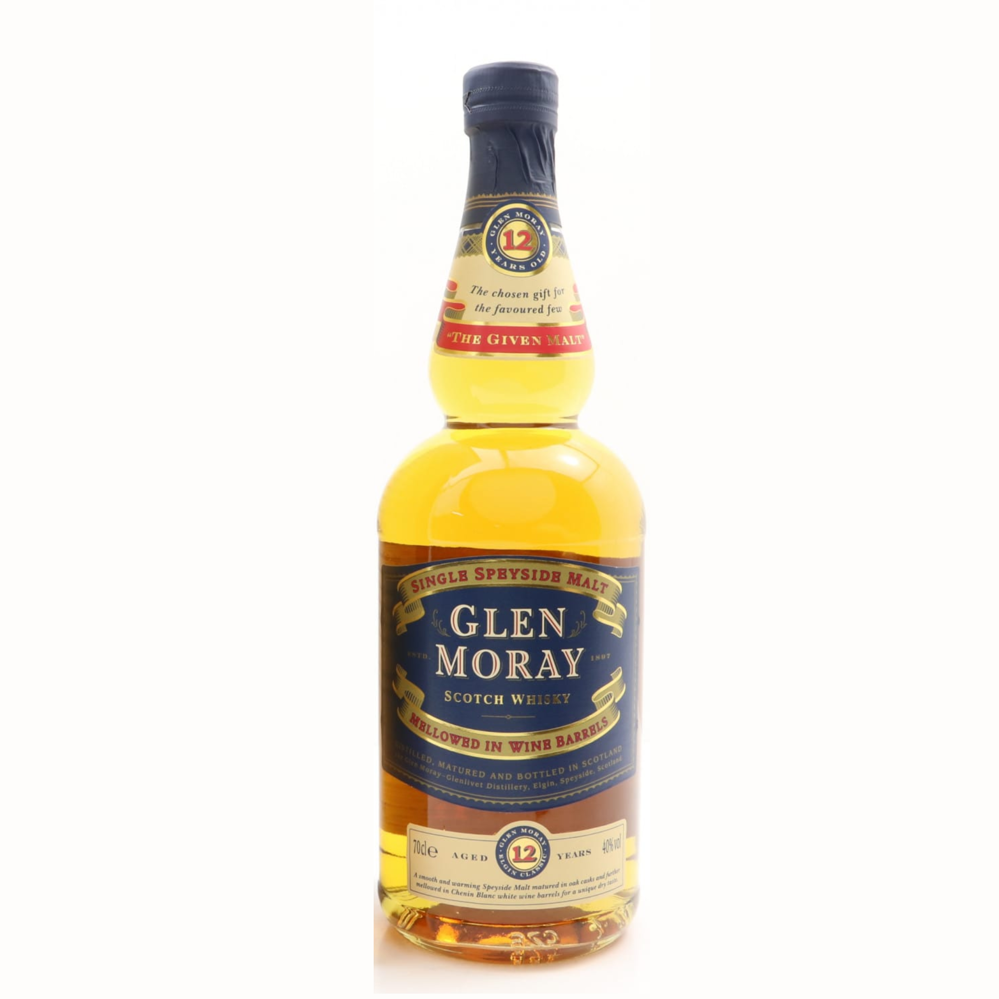 Glen Moray 12 Year Old (2000s Edition) 70cl 40% Scotland Speyside Whisky