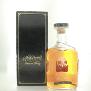 Jack Daniel’s 125th Anniversary Glass Decanter – whisky bottle