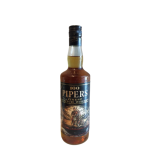 Seagram's - 100 Pipers Finest Scotch Whisky – whisky bottle