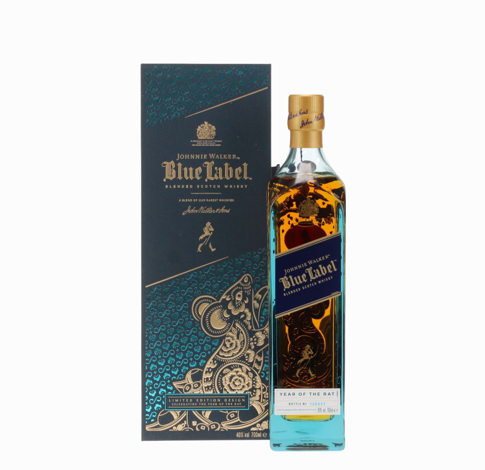 Johnnie Walker Blue Label – Lunar New Year “Year of the Rat” (2019) 70cl 40% Blended Scotland 