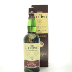 Glenlivet 15 Years Old French Oak Reserve (2008 Edition) – whisky bottle