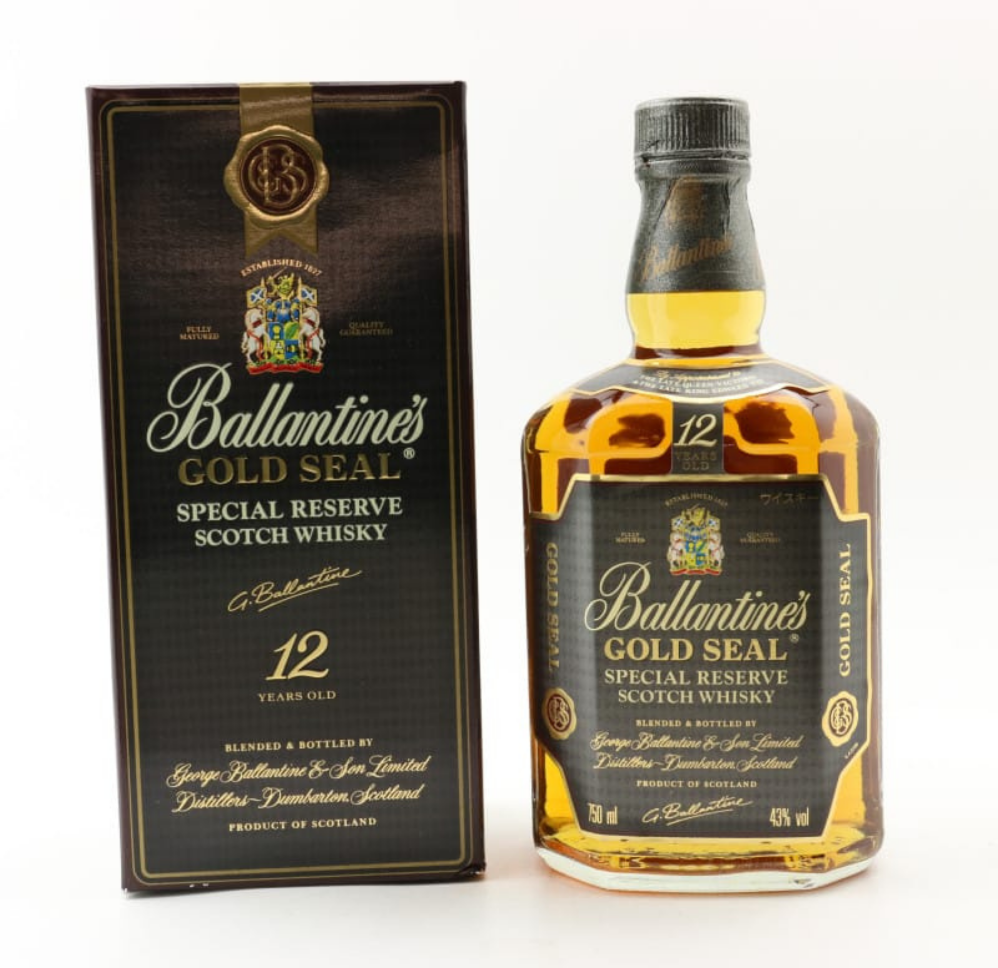 Ballantine’s 12 Year Old Gold Seal 75cl 70cl 40% Blended Scotland Whisky 
