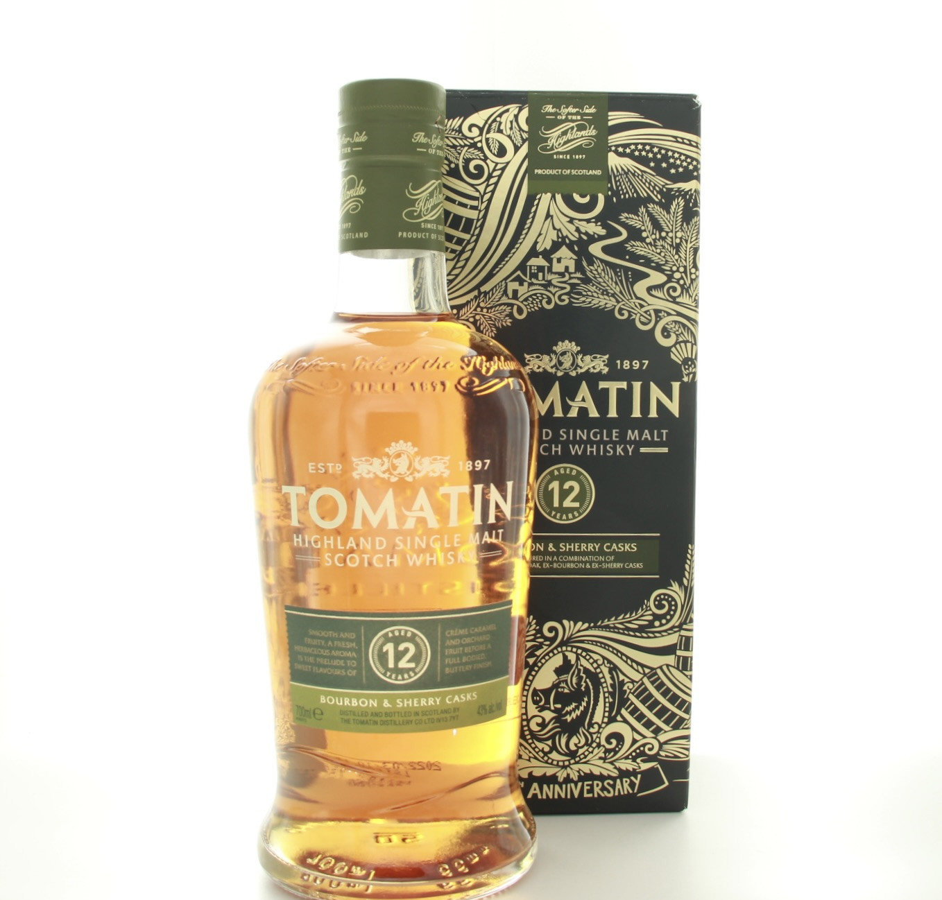 Tomatin 12 Year Old 125th Anniversary 70cl 43% Highlands Scotland Whisky 