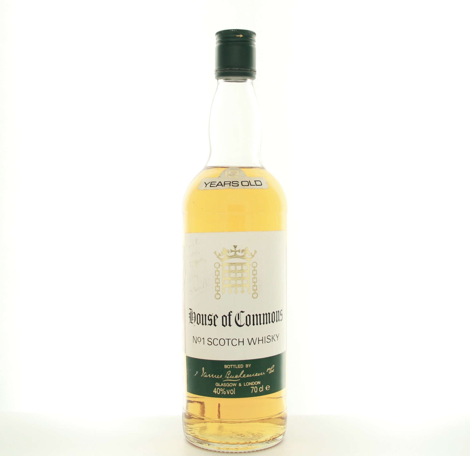 House Of Commons 12 Year Old Signed By Tony Blair 70cl 40% Blended Scotland Whisky 