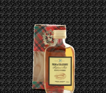 Pride of Strathspey 25 Year Old Miniature â Gordon & MacPhail whisky bottle