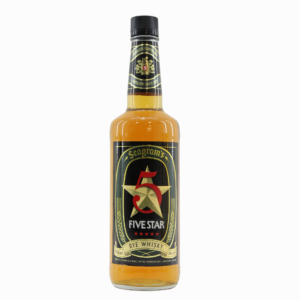 Seagram's - Five Star - Rye Whisky – whisky bottle