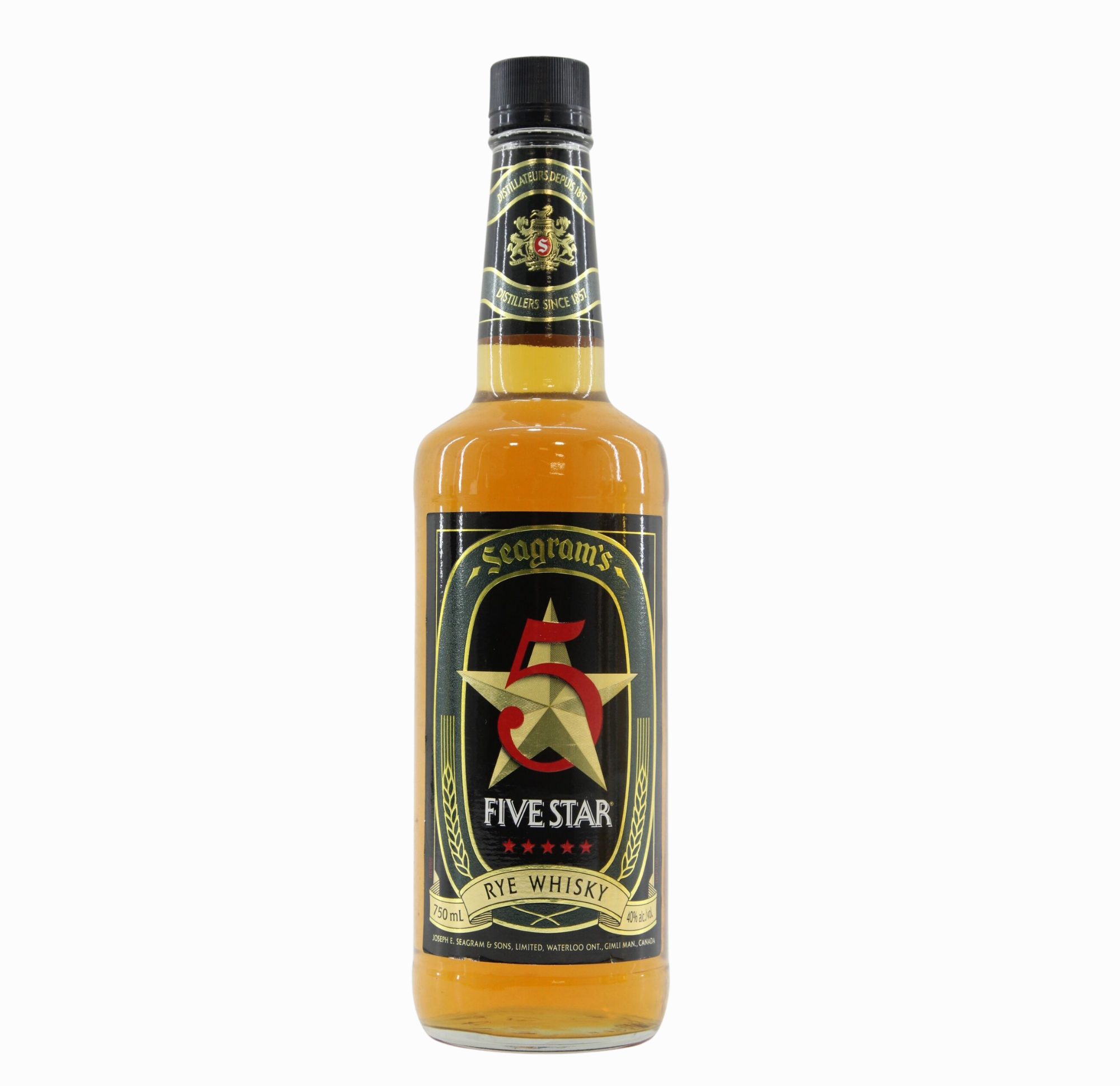 Seagram’s – Five Star – Rye Whisky 75cl 40% Canada Whisky 