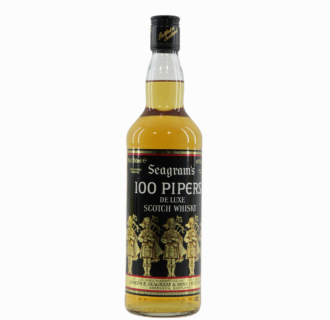 Seagram’s 100 Pipers Deluxe 75cl – whisky bottle