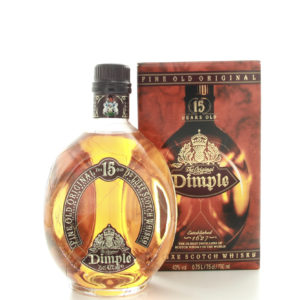 Dimple 15 Year Old 75cl – whisky bottle