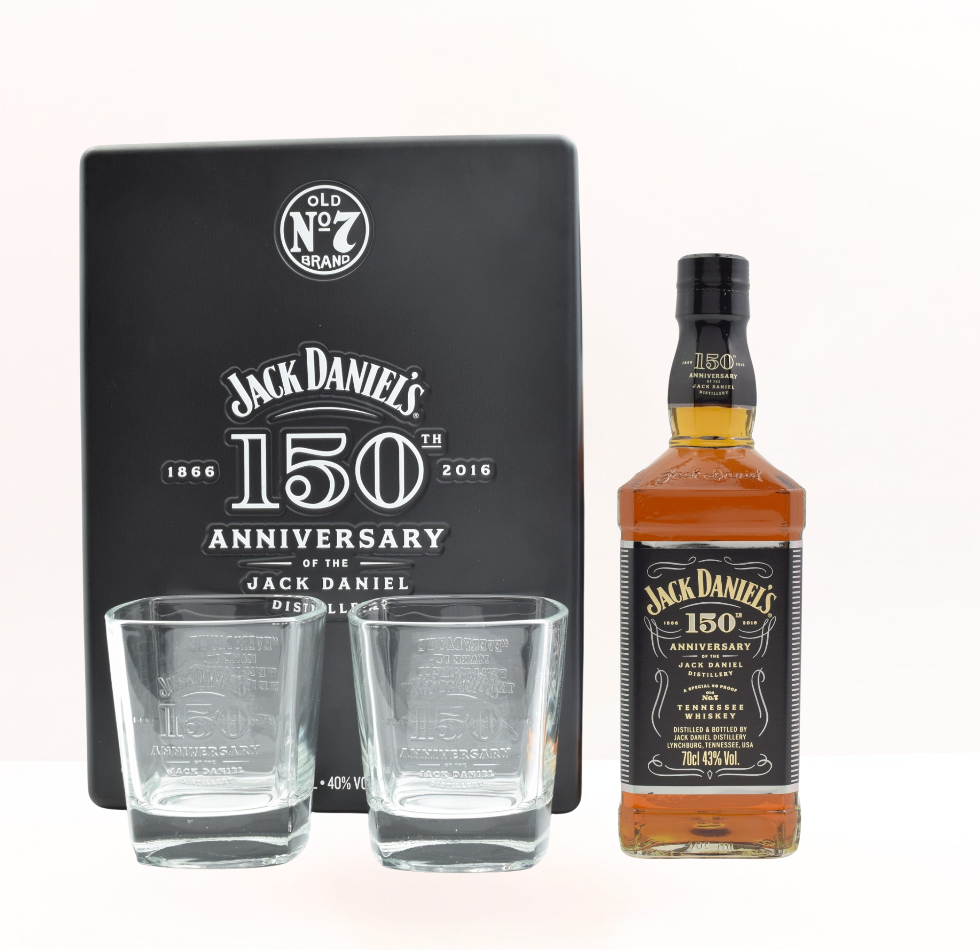 Jack Daniel’s 150th Anniversary Gift Set 70cl 43% Tennessee USA Whisky