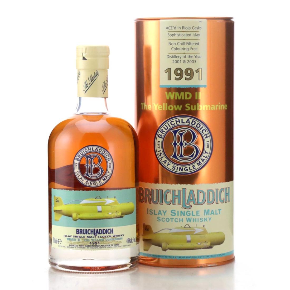 Bruichladdich 1991 WMD II The Yellow Submarine 14 Year Old Whisky 
