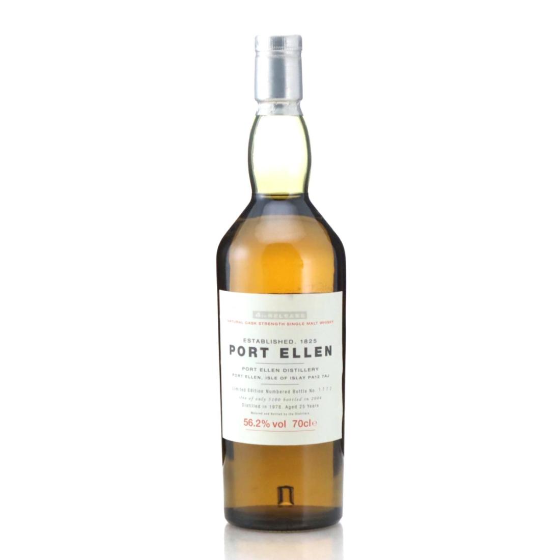Port Ellen 1978 Natural Cask Strength 25 Year Old – 4th Release Whisky 