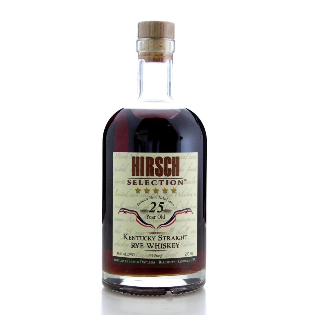 Hirsch Selection 25 Year Old Kentucky Straight Rye Whisky 