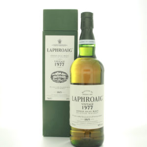 Laphroaig 1977 – whisky bottle