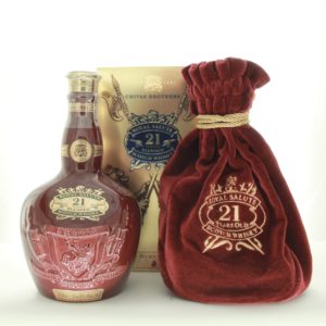 Royal Salute 21 Year Old Ruby Flagon (2000s Edition) – whisky bottle