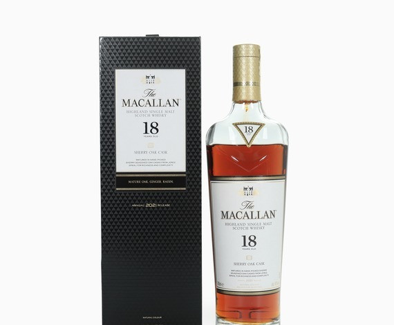 Macallan – 18 Year Old (2021) Sherry Oak Whisky 