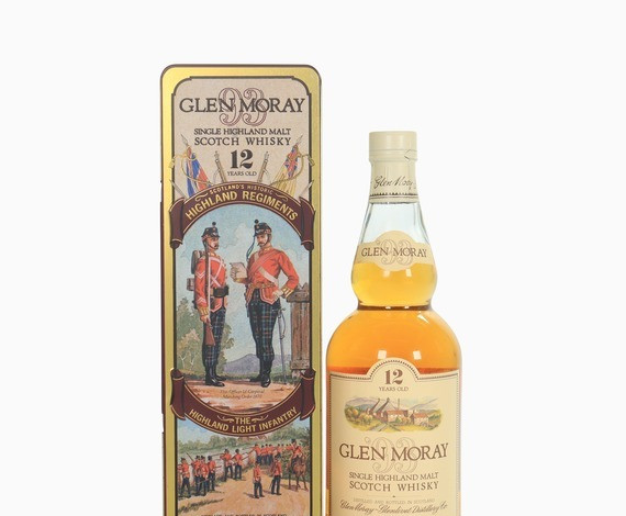 Glen Moray – 12 Year Old (The Highland Light Infantry Tin) 75cl Whisky 
