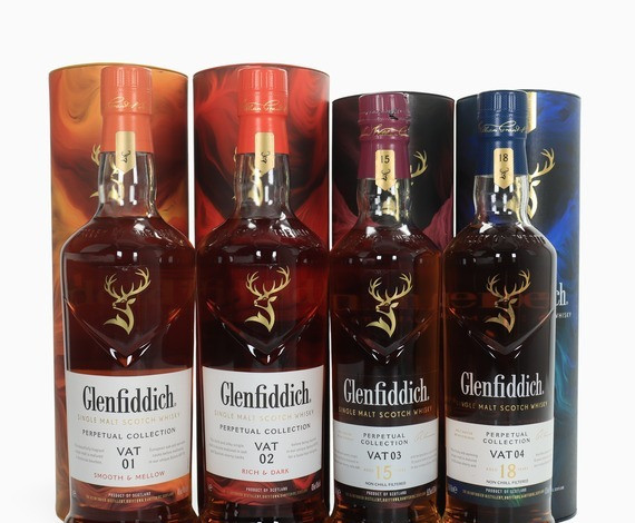 Glenfiddich – Perpetual Collection (Travel Exclusive) 2 x 1 Litre + 2 x 70cl Whisky