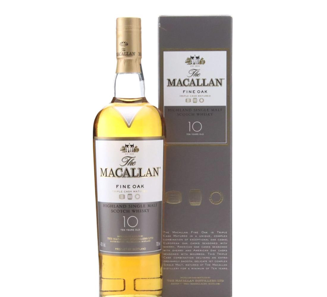 Macallan Fine Oak 10 Year Old N/Acl 40% Whisky 