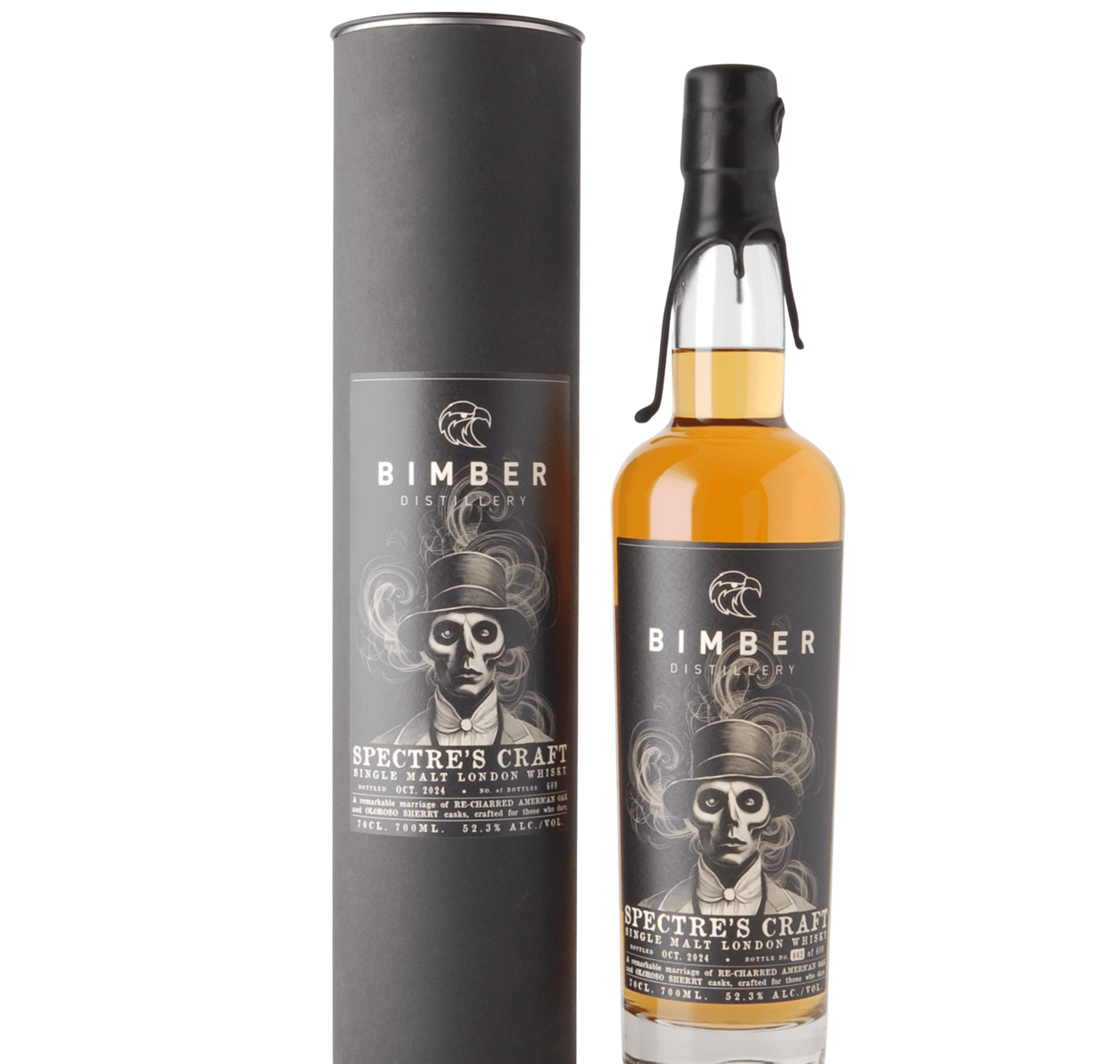 Bimber Spectre’s Craft Single Malt London Whisky â Bimber whisky bottle