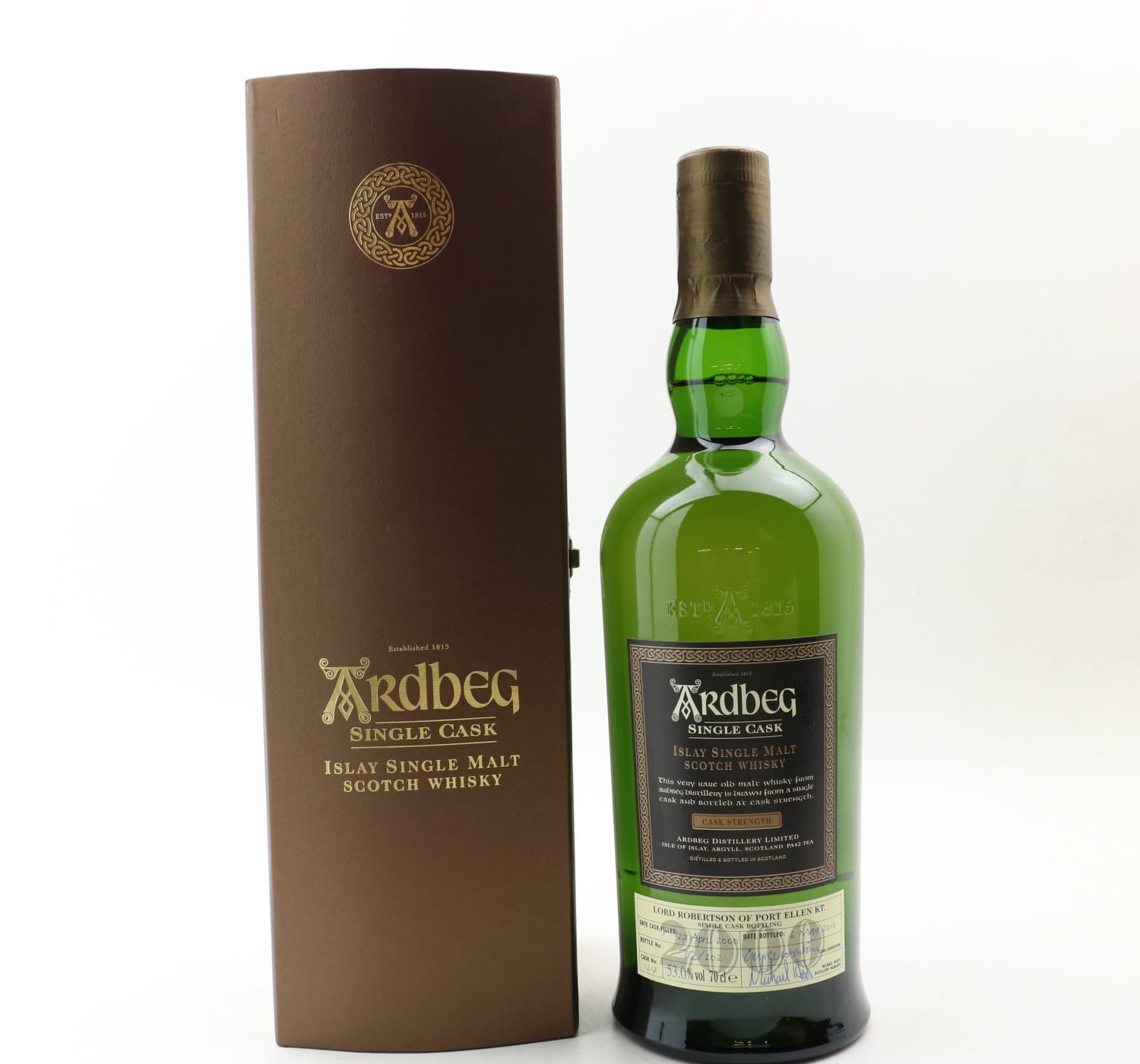 Ardbeg 2000 Lord Robertson Single Cask #1217 Whisky